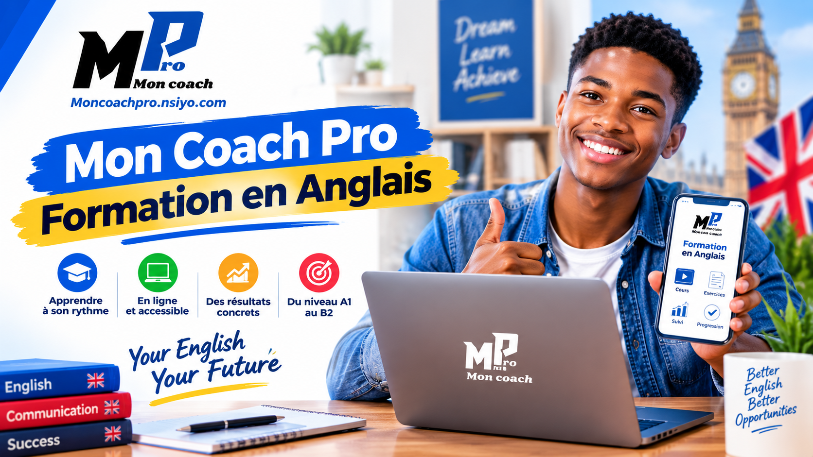 Mon Coach Pro – Formation en Anglais