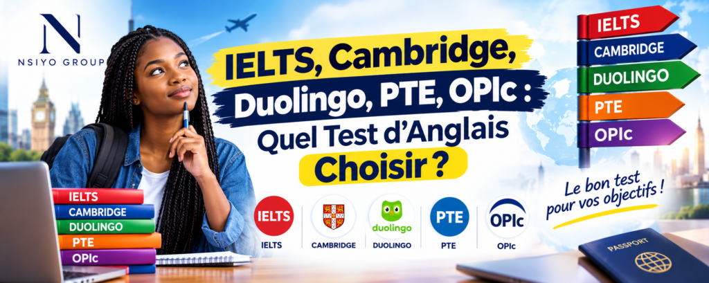 IELTS, Cambridge, Duolingo, PTE, OPIc : Quel Test d’Anglais Choisir ?