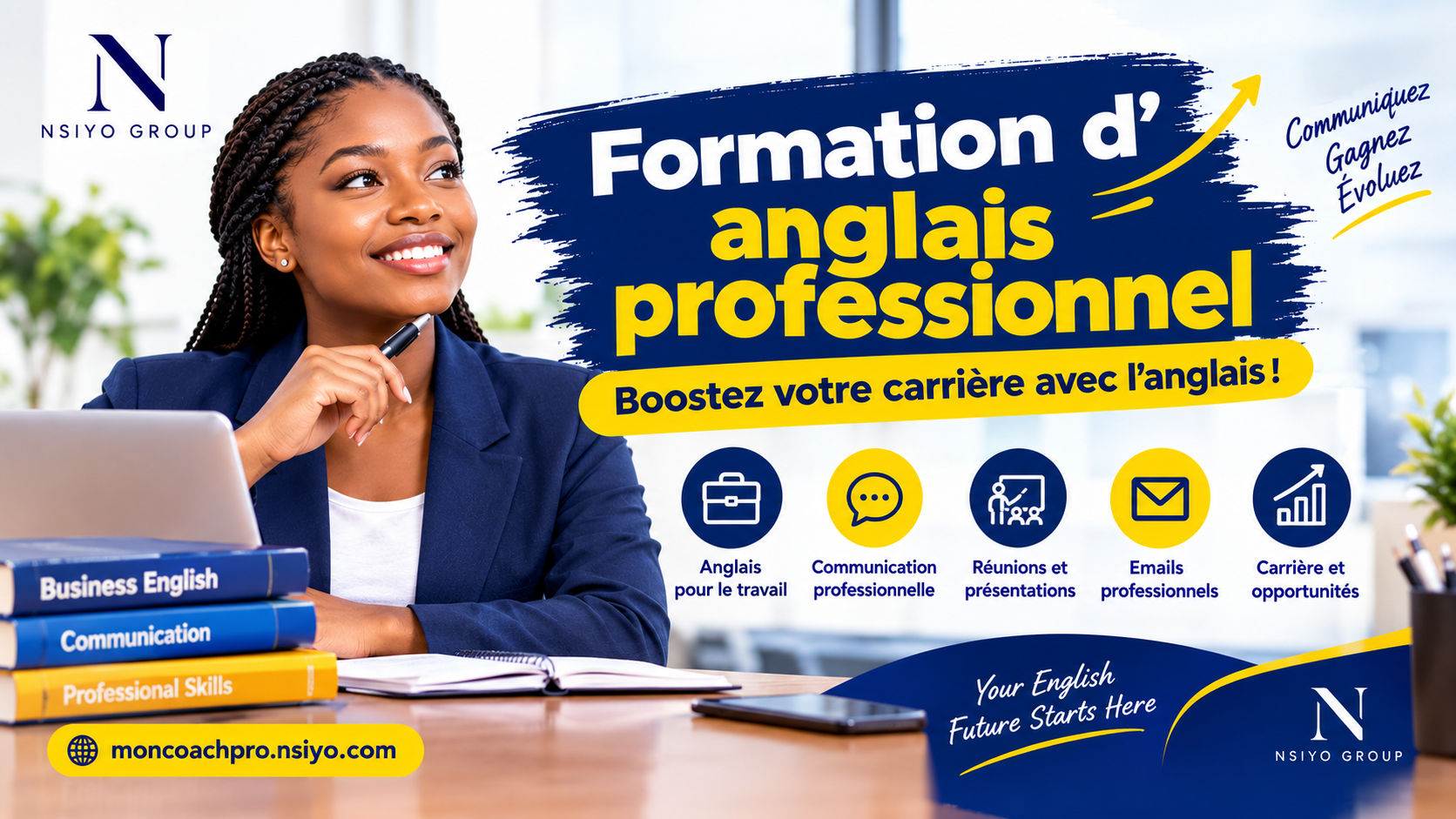 Formation d’anglais professionnel | Mon Coach Pro