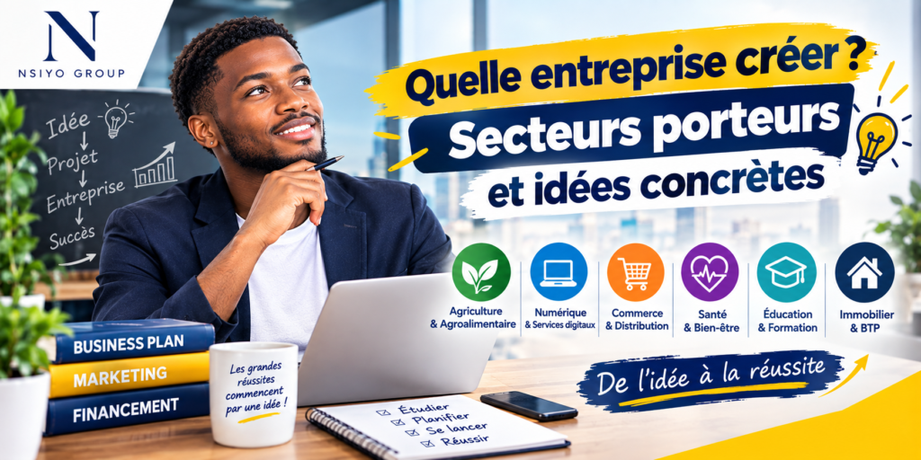 Quelle entreprise créer ? Secteurs porteurs et idées concrètes