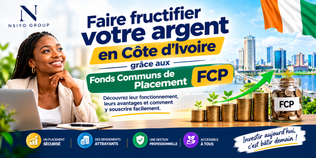 Faire fructifier votre argent en Côte d’Ivoire grâce aux FCP : découvrez leur fonctionnement, leurs avantages et comment y souscrire facilement.