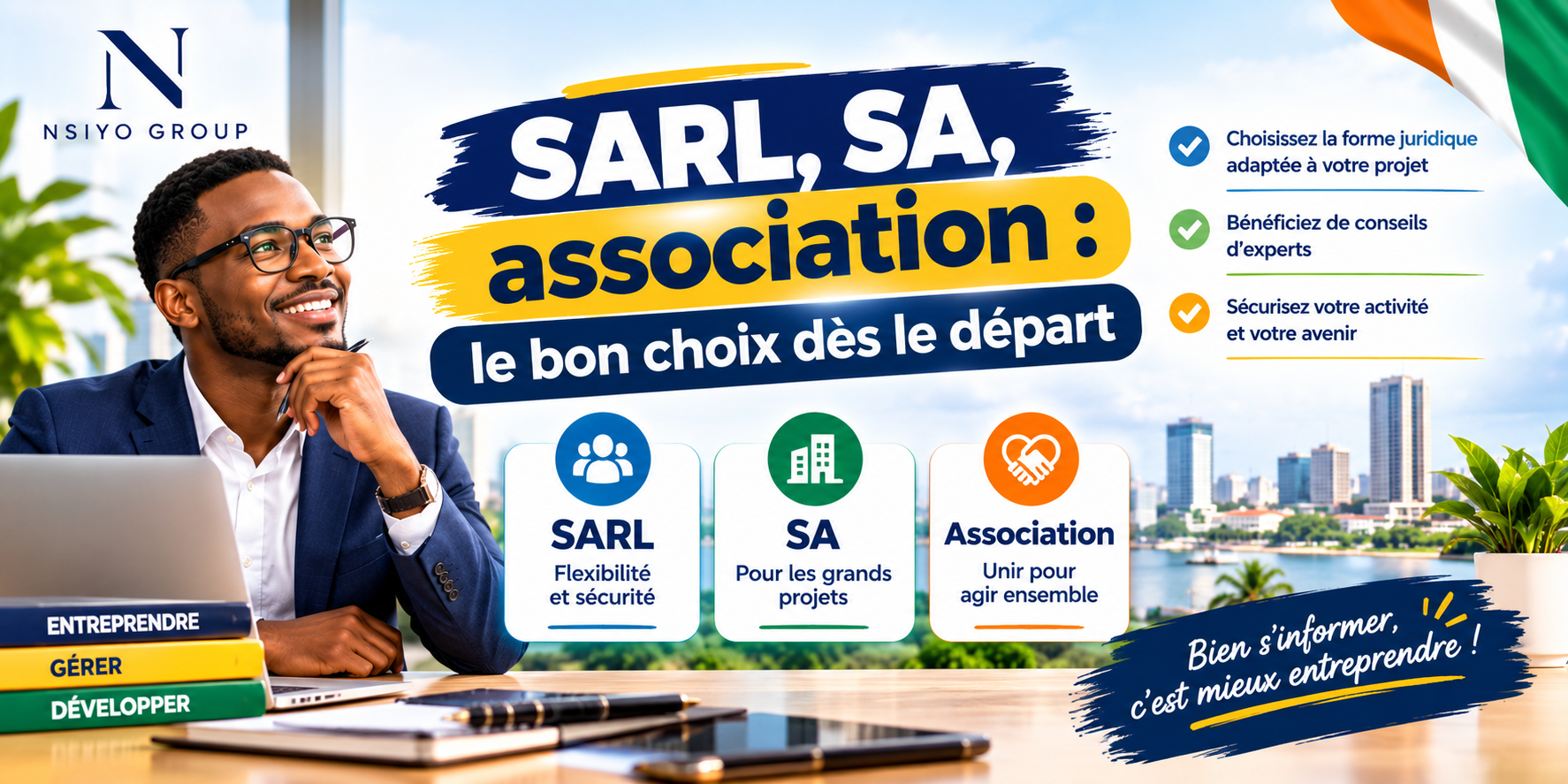 SARL, SA, association : le bon choix dès le départ